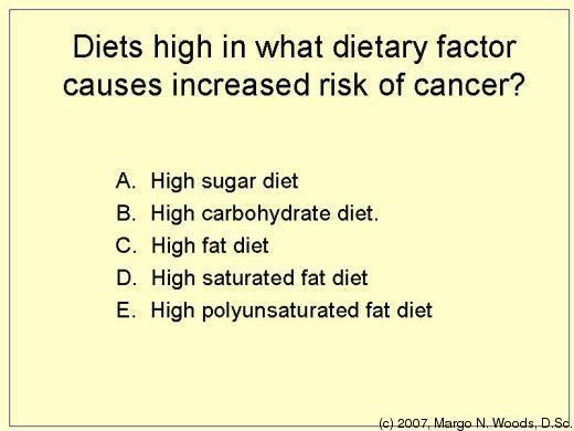 5. Diets high in