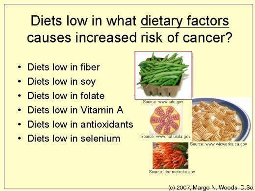 6. Diets low in 