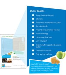 Slide 39 Tips for Eating Out Page 8 Important points on snacking include choosing snacks from the food groups, snacks help you not get too hungry and overeat at meals, put snacks on a plate or bowl