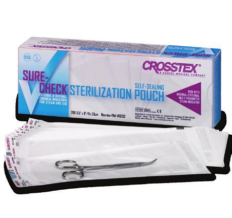 EVERY LOAD. Sure-Check Sterilization Pouches Triple your confidence with Sure-Check sterilization pouches with multi-parameter internal/external indicators.
