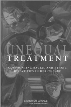 The etiologies and burden of health care Disparities are