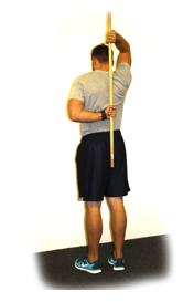 Shoulder, Tricep, & Internal/External Rotators -With good posture grab a