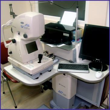 Innovative equipment Coherent tomograph OCT-1000 (TOPCON, Japan) It is the most modern device for diagnosing of the retina