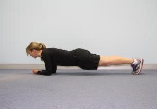 4. Core Strength A - Timed Prone Hold This test measures abdominal muscle strength and endurance for core stability and back support.