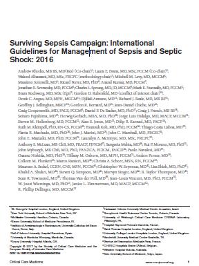 SURVIVING SEPSIS GUIDELINES 2016 D. Antimicrobial Therapy 14.