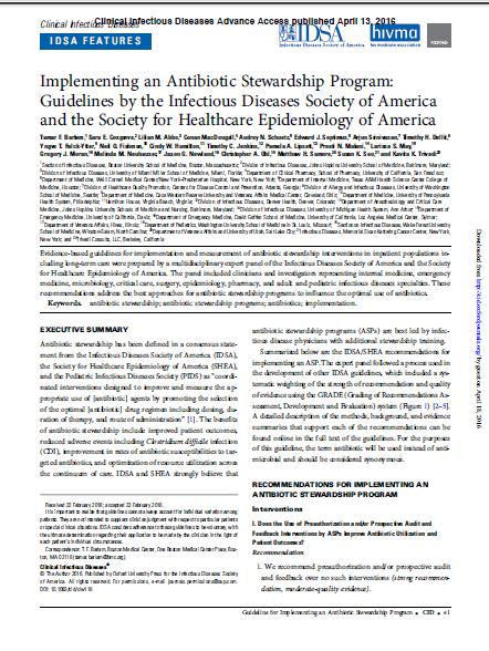 IDSA GUIDELINE 2016: PCT AND STEWARDSHIP XVIII. In Adults in ICU With Suspected Infection, Should ASPs Advocate Procalcitonin (PCT) Testing as an Intervention to Decrease Antibiotic Use?