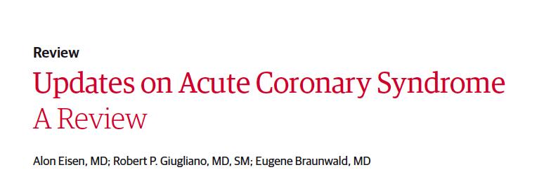 Acute coronary syndrome (ACS), the acute manifestation of ischemic heart disease, remains a major cause of morbidity and mortality worldwide