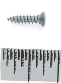 Screws with PlusDrive recess Enhanced screw retention Flat head Provides ease of pick up The PlusDrive screws are available as
