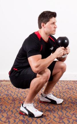 Adjust the feet to hip / shoulder width apart.