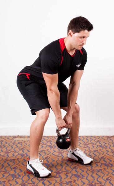 Elevated Kettlebell Deadlift If the lifter cannot reach the Kettlebell due to a lack of hip mobility (rather than a lack of technique), then the Kettlebell can be placed up on boxes until mobility