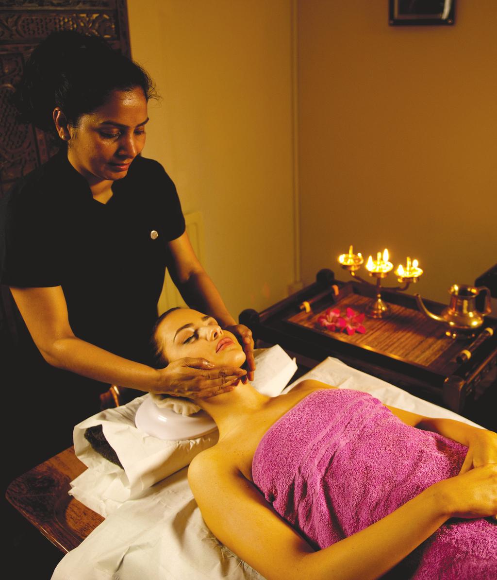 Massage Treatments Ayurvedic full body massage with steam This is a warm oil massage of the whole body using gentle pressure and long strokes followed by a steam bath.