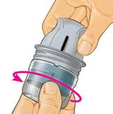 Unscrew the cap from the Sensor Applicator and set the cap aside.