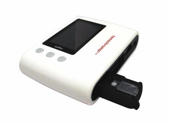 Total Hemoglobin meter Dual dosing cuvette Capillary blood + Tube blood Dimensions Principle Sample Sample volume Detection range Reading time Data storage Features 106 mm (W) x 151 mm (L) x 39 mm