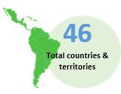 1. SITUATION OVERVIEW 1 To date, 75 countries and territories around the world report continuing mosquito-borne transmission; 46 of these are in the Latin American and Caribbean (LAC) region.
