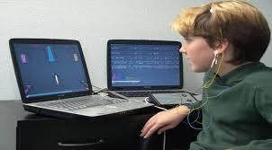 Here is what it looks like!!! Children and adults play video like games with their brainwaves.