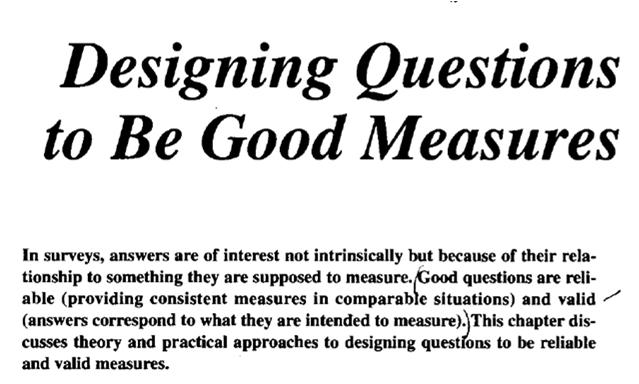 Nardi (2006). Developing a questionnaire. [Ereserve]. 6. Trochim (2006). Survey research. [Online].
