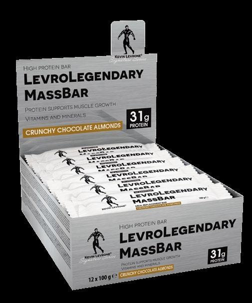 High Protein Bar Levro Legendary MassBar LevroLegendary MassBar is a high protein bar enriched with vitamins and minerals.