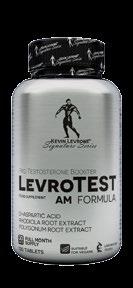 LevroTest is an innovative, biphasic testosterone booster which has positive effect on the increase of testosterone levels by stimulating the body both at day and night.
