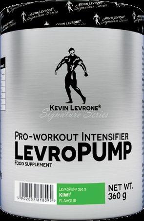 Pro-Workout Intensifier! LevroPUMP Make every second of your workouts count and achieve your gains! Train with LevroPump!