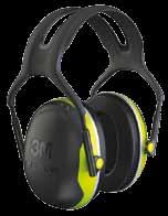 A new Standard in Design, Comfort and Protection 3M Peltor Earmuffs X Series DESIGN, COMFORT and
