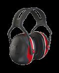 High attenuation, low weight 3M Peltor Earmuff X3 The X3 features a newly-designed spacer to improve attenuation without excess bulk or weight.