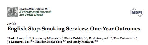 Setting the stage: Succes rates with(out) quit-smoking assistance Smokers who choose to try quitting without any assistance ( willpower ): only 3 5 % abstinence 6 12 months later (Bauld et al.