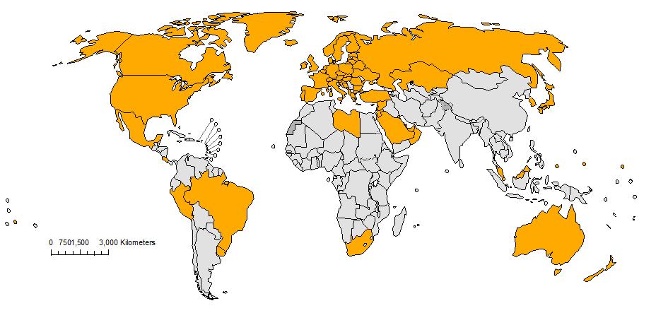 Countries using IPV vaccine to date Data Source: WHO/IVB Database, as at 02 June 2014 Map production: Immunization Vaccines and Biologicals,