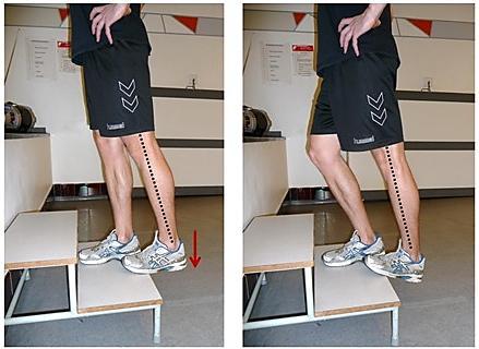 Figure S. Static stretching with bent knee.