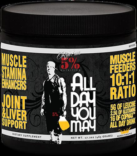 5% Nutrition All Day You May Retail Price: 30 serving $59.99 Member Price: 30 serving $39.
