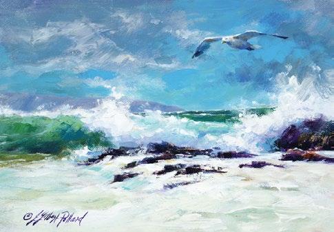 Some reports suggest the tide may be turning for this challenging disease. Julie Gilbert Pollard. Free as a Bird. Acrylic on canvas, 8" 10".