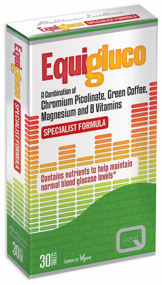 Equigluco Could be considered by: Those wanting effective support for a weight management programme Anyone looking to maintain good blood sugar balance Those wanting to maintain and