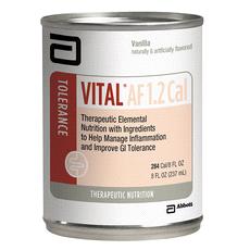 Vital AF 1.2 Cal Therapeutic Nutrition VITAL AF 1.2 CAL is Advanced Formula therapeutic nutrition with ingredients to help manage inflammation and symptoms of GI intolerance. For tube or oral feeding.