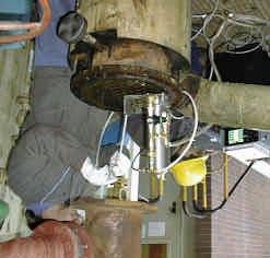 UT-IRIS baseline inspection during fabrication