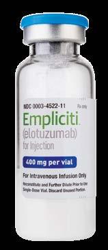 How EMPLICITI is supplied 1 EMPLICITI is supplied in 300 and 400 mg single-dose vials.
