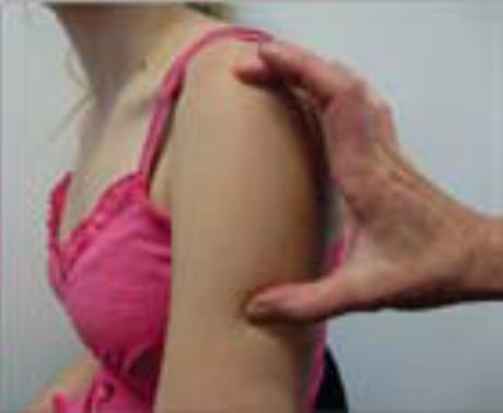 Deltoid muscle site for injection Located in the lateral aspect of the upper arm in line with the axilla Arm positioned at the patients side and