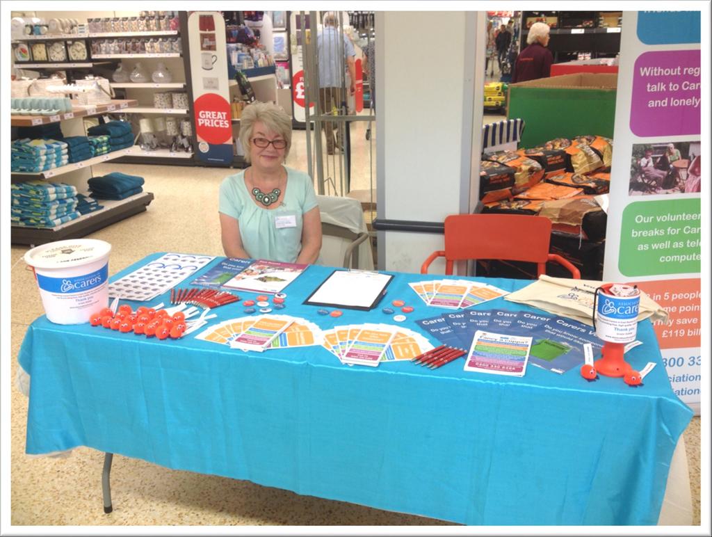 Friday 10 June We will be at Sainsbury s in Heathfield providing information and advice for anyone that cares for someone.