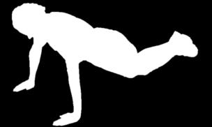 Modified Push-Up Position 1 Begin by getting down on your hands and knees with your hands just outside shoulder width and slightly forward of your shoulders.