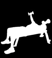 Chest Fly Lie down on your back on the bench and grab one dumbbell with each hand at body height, elbows slightly bent.