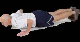 LEVEL 1 AF Push-Up [12 repetitions] MUSCULAR STRENGTH 3 sets of 12 reps with 20 seconds of rest between reps, move to next exercise
