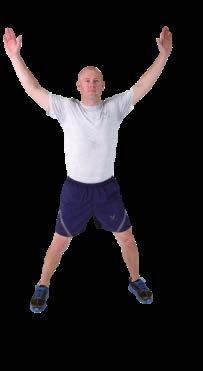 LEVEL 2 Jumping Jack [45 seconds] Repeat circuit twice ACTIVE WARM-UP Begin by standing with your feet shoulder-width apart and arms at your sides.