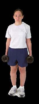 Dumbbell Front Raise Stand up and hold