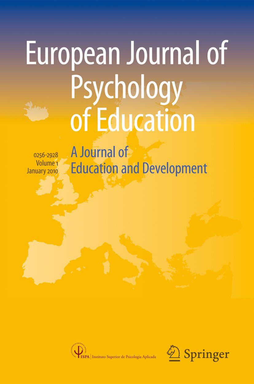 Chatzisarantis European Journal of Psychology of Education A Journal of Education