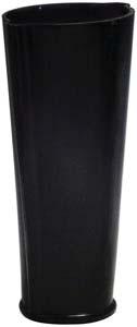 18/cs DB000-85049-CL 12 V-Type Oval Vase [12 tall, 6 opening] B300, Clear 12 pk, $8.
