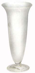 5 opening] X225, Clear 12 pk, $4.35/pc, $52.20/cs DB000-85071-CL 9.5 Pedestal Vase [9.5 tall, 4.