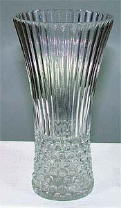 70/cs DB000-85113-CL 12 Cone Vase [12 tall, 6 opening] JY301, Clear 6 pk, $7.