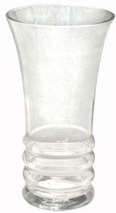 88/cs DB000-85068-CL 10 Straight Square Vase [10 tall, 4 opening] B254, Clear