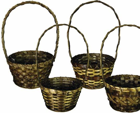 60/cs DB000-79005 10 White Wash Basket w/handles w/liners 48 pk, $4.90/pc, $235.20/cs DB000-79006 12 White Wash Basket w/handles w/liners 24 pk, $7.30/pc, $175.