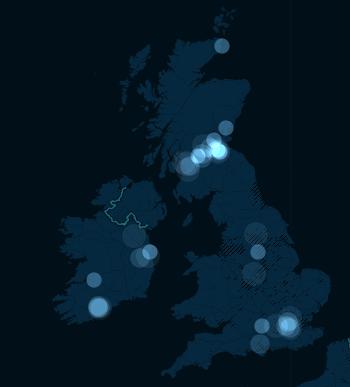 The total number of tweets collected during the Ireland-Scotland match, including 5 minutes before and after (19:40 21:44 on the 14th Nov 2014) was 22,957 tweets.