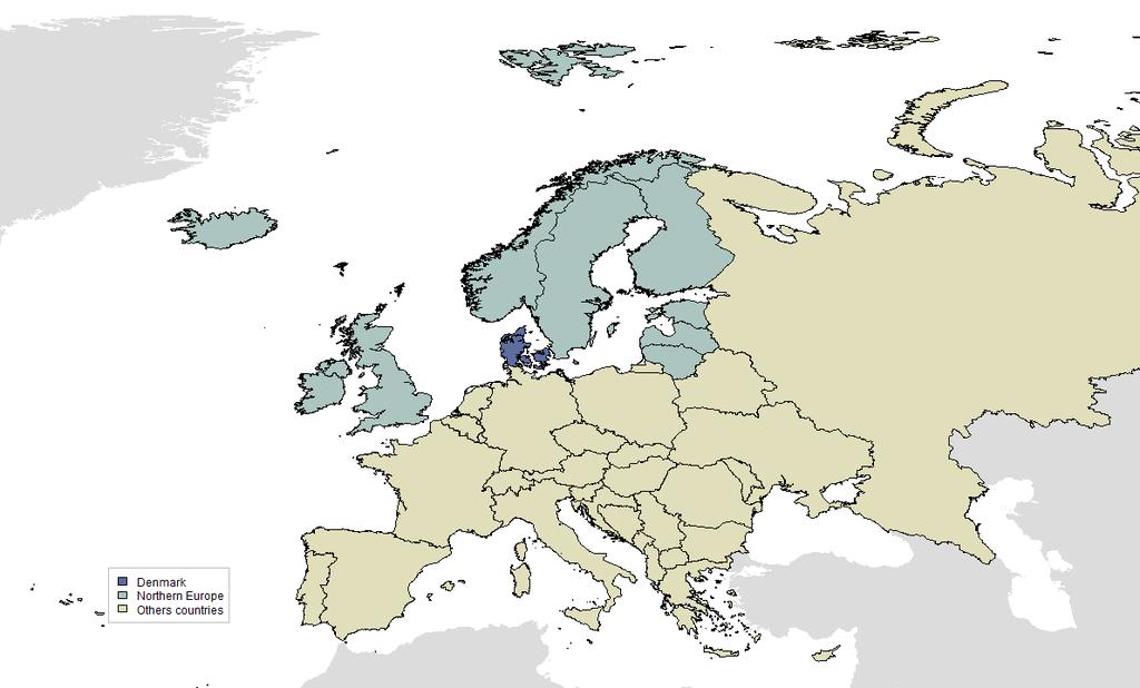 1 INTRODUCTION - 2-1 Introduction Figure 1: Denmark and Northern Europe The HPV Information Centre aims to compile and centralise updated data and statistics on human papillomavirus (HPV) and related