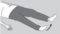 of 5. Abduction Exercise Slide your leg out to the side as far as you